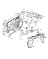 Dodge Durango Radiator Hose Diagram - 52028810AC