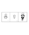 Chrysler Instrument Panel Light Bulb Diagram - 5102869AA