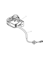 Jeep Accelerator Cable Diagram - 52851243AC