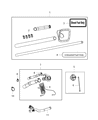 2019 Ram 4500 Fuel Filler Neck Diagram - 52121693AF