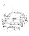 2015 Jeep Cherokee Sun Visor Diagram - 1UB78HDAAG