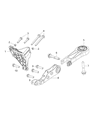 Ram ProMaster 2500 Engine Mount Bracket Diagram - 68224952AA