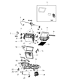 Jeep Gladiator Heater Core Diagram - 68301874AA