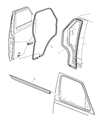 Dodge Door Seal Diagram - 55346676AE