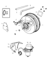 Ram C/V Brake Line Diagram - 4581592AD