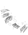 Ram 1500 Dash Panels Diagram - 68268030AF