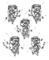 Ram Door Latch Assembly Diagram - 68234697AB