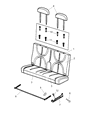 2002 Dodge Durango Seat Cushion Diagram - WL111DVAA