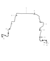 2010 Jeep Liberty Brake Line Diagram - 52125334AB