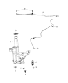Ram Windshield Washer Nozzle Diagram - 4805742AC