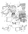Jeep Commander Blower Motor Resistor Diagram - 4885482AC