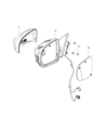 2020 Jeep Compass Car Mirror Diagram - 68368577AA