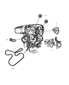 Jeep Liberty Alternator Diagram - 56044532AC