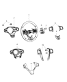 Ram C/V Steering Wheel Diagram - 5SD98DX9AA