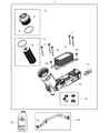 Ram Oil Cooler Diagram - 68365931AB