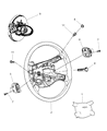2002 Dodge Neon Steering Wheel Diagram - UF671L8AA
