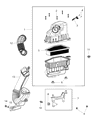 Jeep Air Filter Box Diagram - 68285596AB