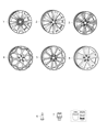 Chrysler 300 Spare Wheel Diagram - 5PQ12NTSAB