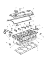Chrysler Cirrus Cylinder Head Gasket Diagram - 5014173AC