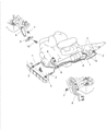 2002 Dodge Ram Wagon Transmission Oil Cooler Hose Diagram - 52028841AF