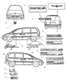1997 Dodge Caravan Emblem Diagram - 4676908