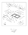 Jeep Renegade Sunroof Diagram - 5VX81LXHAA