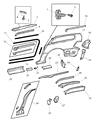 Dodge Caravan Door Seal Diagram - 4717630AE