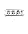 Ram Dakota A/C Switch Diagram - 55057079AB