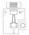 Jeep Commander Piston Ring Set Diagram - 68031606AA