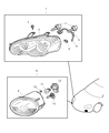 Chrysler Fog Light Diagram - MN133285