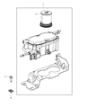 Jeep Fuel Water Separator Filter Diagram - 4726066AB