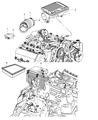 Dodge Nitro Air Filter Box Diagram - 4880288AD