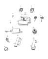Ram Antenna Diagram - 52112203AA