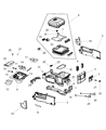 2016 Ram 1500 Armrest Diagram - 6BZ38DX9AA