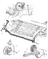 Chrysler PT Cruiser Brake Line Diagram - 4860080AD