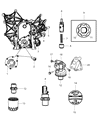 Jeep Wrangler Oil Pressure Switch Diagram - 5149098AA