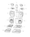 Chrysler Seat Cushion Diagram - 68224702AC