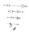 2008 Dodge Grand Caravan Axle Shaft Diagram - 4880212AC