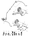 Chrysler Brake Line Diagram - 4860082AF