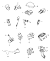 Jeep Cherokee TPMS Sensor Diagram - 68249197AA