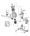 Jeep Compass Control Arm Diagram - 5105040AB