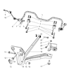 Jeep Liberty Track Bar Diagram - 52109914AB
