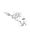 Dodge Ram Wagon Shift Cable Diagram - 52107782AC