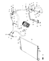 Chrysler Voyager A/C Service Cap Diagram - 68385081AA