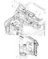 2008 Dodge Ram 3500 Washer Reservoir Diagram - 5179013AA
