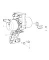 Dodge Durango Power Steering Pump Diagram - 52124998AH