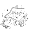 Chrysler Cirrus Power Steering Reservoir Diagram - 4764092AB