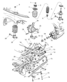 Chrysler PT Cruiser Steering Knuckle Diagram - 5272478AA