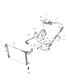 Jeep Wrangler A/C Hose Diagram - 68282107AB