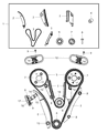 Dodge Timing Chain Tensioner Diagram - 4663676AC